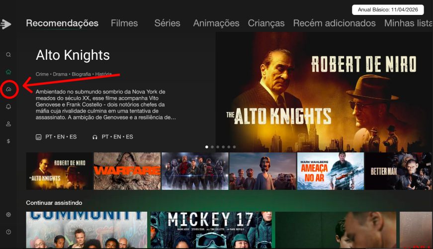 Navegue até Minhas Nuvens